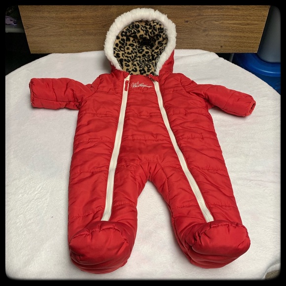 Weatherproof Other - Weatherproof red baby onesie coat. 6/9 month